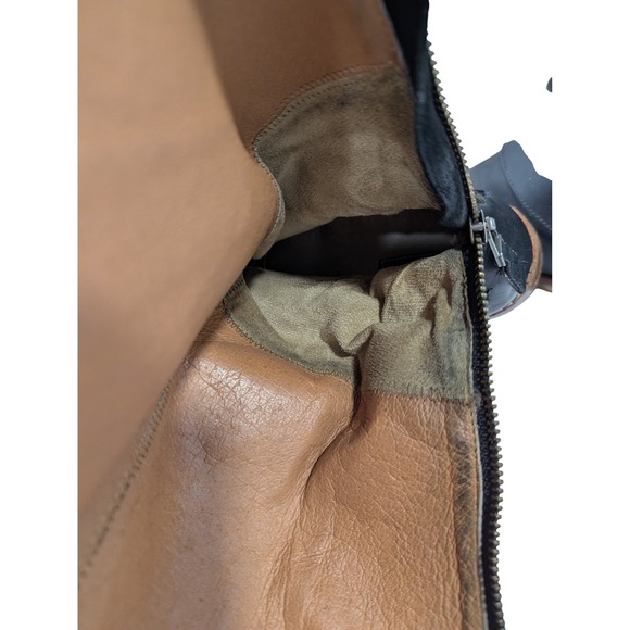 OluKai Holo Lio II Black Leather Side Zip Tall Boots US 8.5 EUR 38.5 - Picture 10 of 12